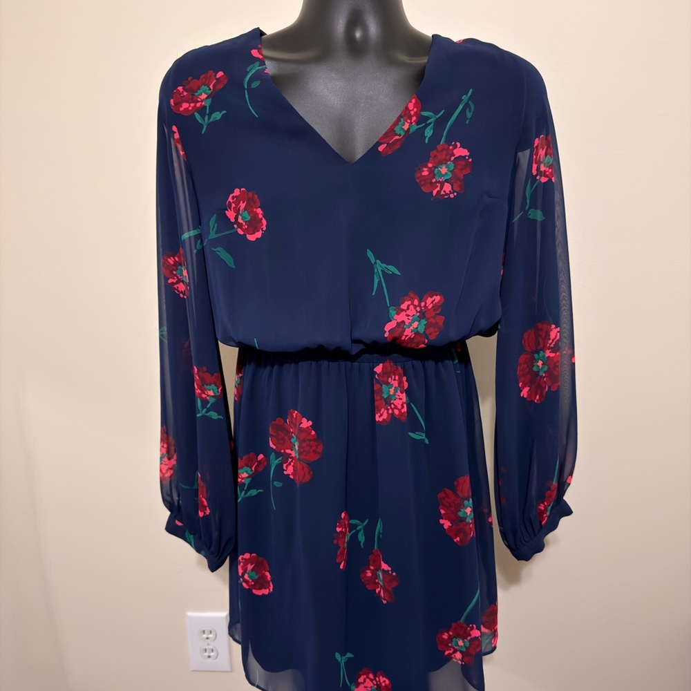 Floral Navy Dress